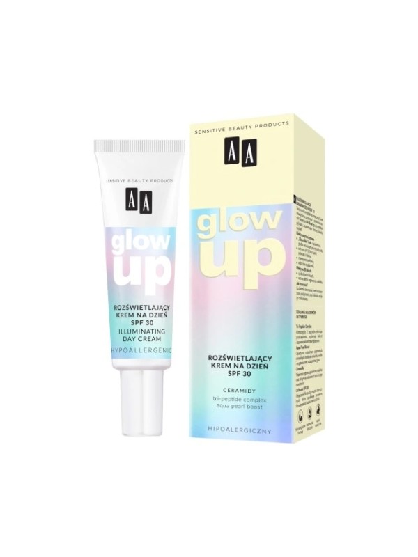 AA Glow Up Illuminating Daggezichtscrème met SPF30 filter 30 ml