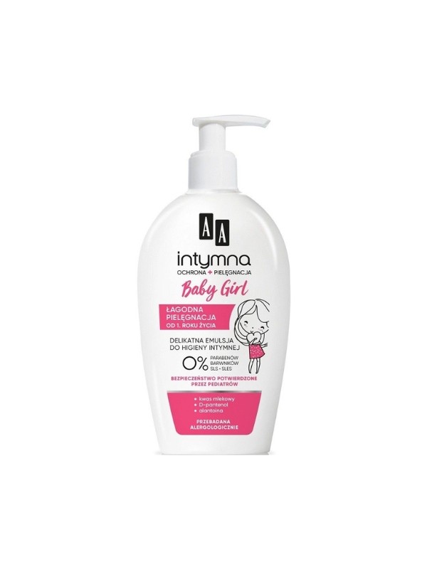 AA Intimate Baby Girl delicate Emulsion for intimate hygiene from 1 year of age 300 ml