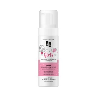 AA Girls Mild Foam for intimate hygiene Strawberry 150 ml