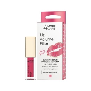 More 4 Care Lip Volume Filler Lip gloss - serum для збільшення губ Juicy Pink 4,8 г