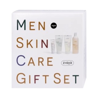 Coffret cadeau de Skin Men Ziaja : 2 gels douche 300 ml + 400 ml + baume après-rasage 80 ml