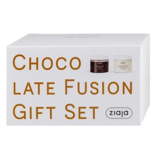 Coffret cadeau Ziaja Peeling corporel Miszmasz chocolat 300 ml + Gelée de bain 300 ml