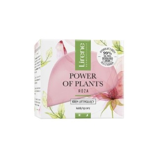 Lirene Power of Plants liftende gezichtscrème Roos 50 ml