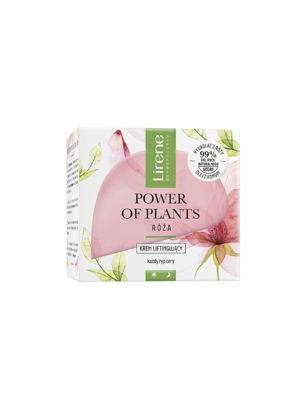 Lirene Power of Plants Lifting-Gesichtscreme Rose 50 ml