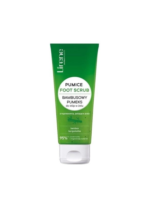 Lirene Pumice Foot Scrub бамбук Пемза гель для ніг 120 г