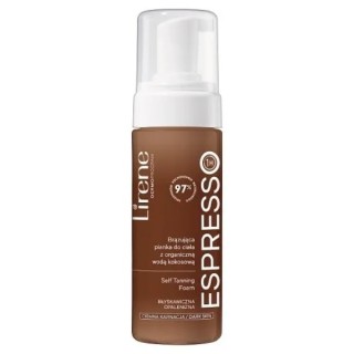 Lirene Self Tanning Foam bräunender Körperschaum mit Bio-Kokoswasser Espresso 150 ml