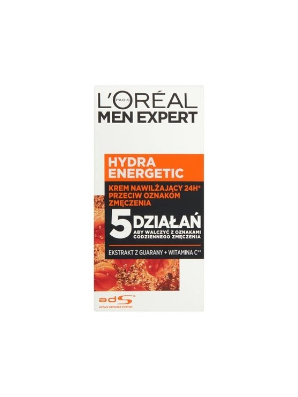 L'oreal Men Expert Hydra Energetic moisturizing face cream against signs of fatigue 50 ml