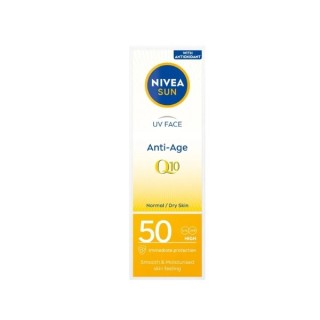 Nivea Sun UV Face Anti-Age Q10 przeciwsłoneczny Krem do twarzy przeciwzmarszczkowy SPF50 50 ml