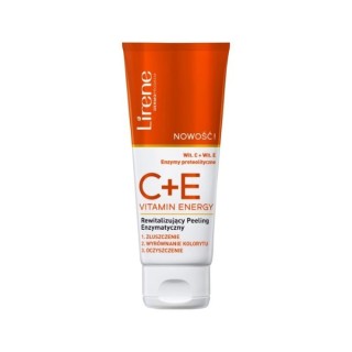 Lirene C+E Vitamin Energy rewitalizujący Peeling enzymatyczny do twarzy 75 ml