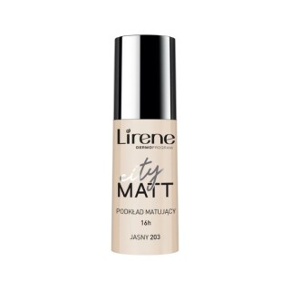 Lirene City Matt Matterende en Gladmakende Gezichtsvloeistof /203/ Licht 30 ml