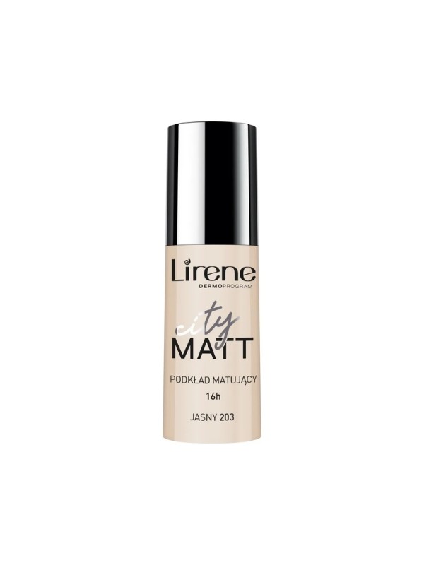 Lirene City Matt Matterende en Gladmakende Gezichtsvloeistof /203/ Licht 30 ml