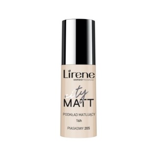 Lirene City Matt Matterende en Gladmakende Gezichtsvloeistof /205/ Zand 30 ml