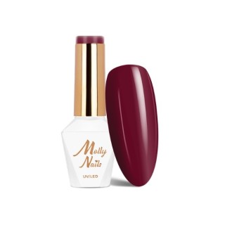 MollyLac /41/ Elite Women Hybrid Nagellack Burgundy 8 g