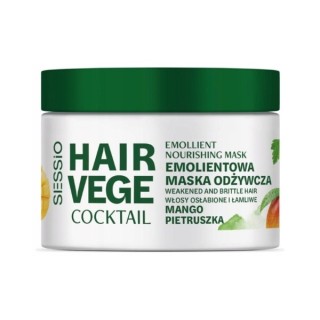 Sessio Hair Vege Cocktail emollient nourishing hair mask Mango and Parsley 250 g