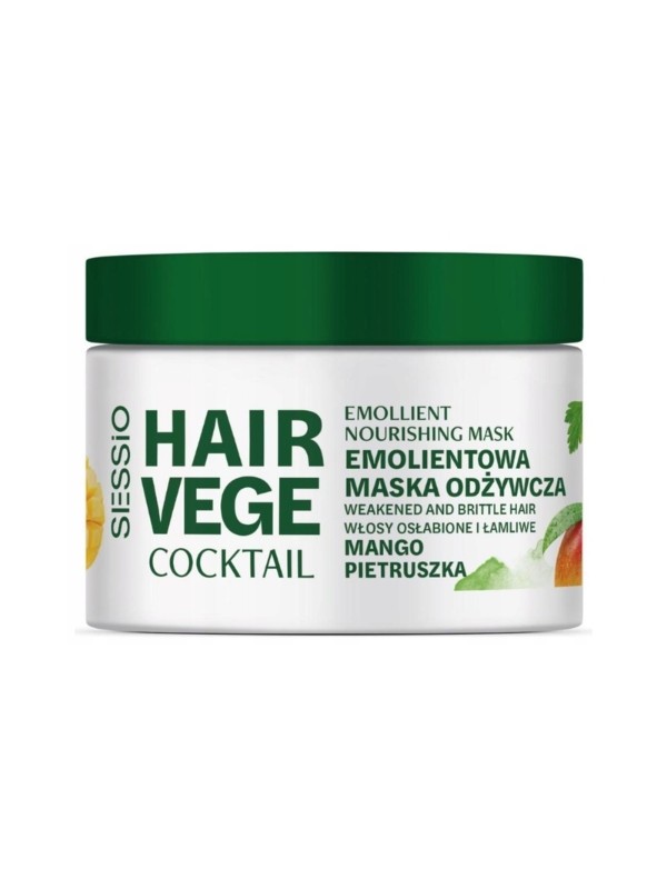 Sessio Hair Vege Cocktail erweichende, nährende Haarmaske Mango und Petersilie 250 g