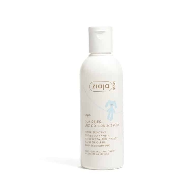Huile de bain hydratante et nettoyante Ziaja Med Kids 200 ml