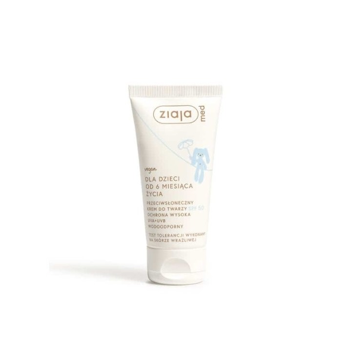 Crème solaire visage Ziaja Med Kids SPF50 50 ml