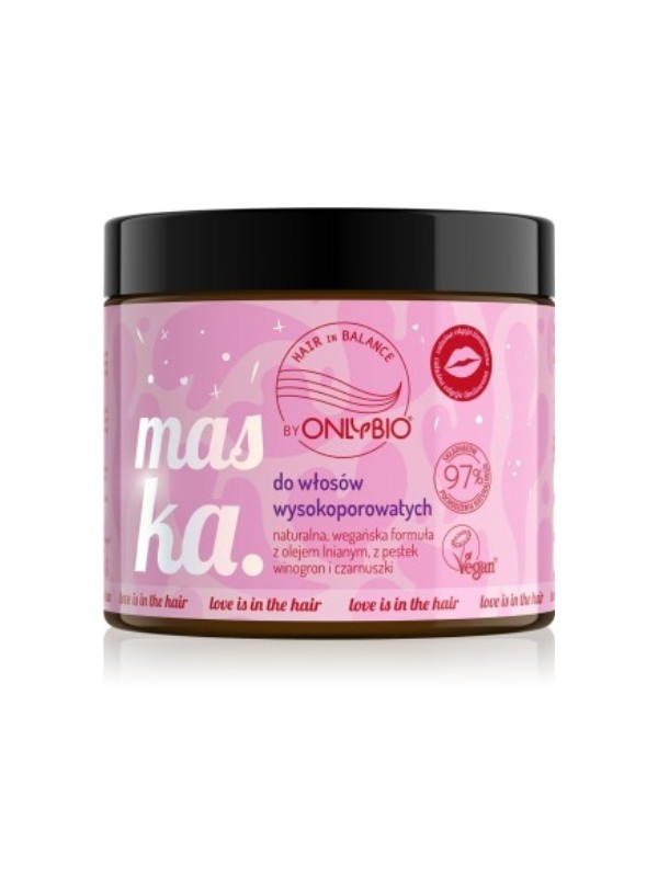 ONLYBIO Hair in Balance Love is in Маска для волосся з високою пористістю 400 мл