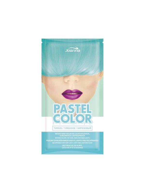 Joanna Pastel Color Шампунь-фарба для волосся Бірюзовий 35 г