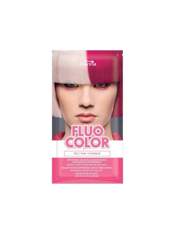 Joanna Fluo Color Haarkleuringsshampoo Roze 35 gr