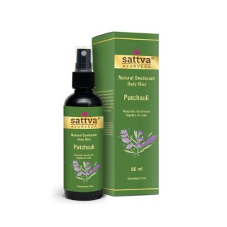 Натуральний дезодорант Sattva Ayurveda Patchouli - спрей для тіла 80 мл