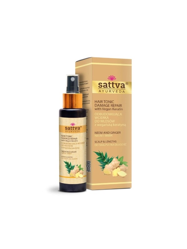 Sattva Ayurveda Regenerierende Neem- und Ingwer-Kopfhautlotion 100 ml