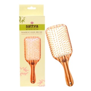 Sattva Ayurveda bamboo hair brush 1 piece