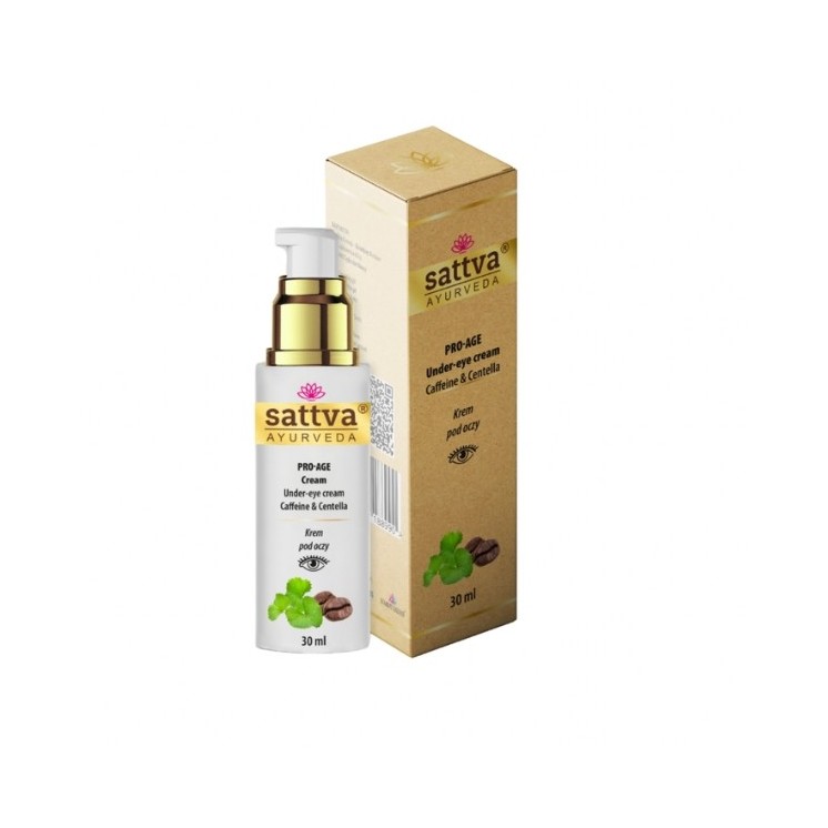 Sattva Ayurveda Pro Age Augencreme mit Koffein und Cantella 30 ml