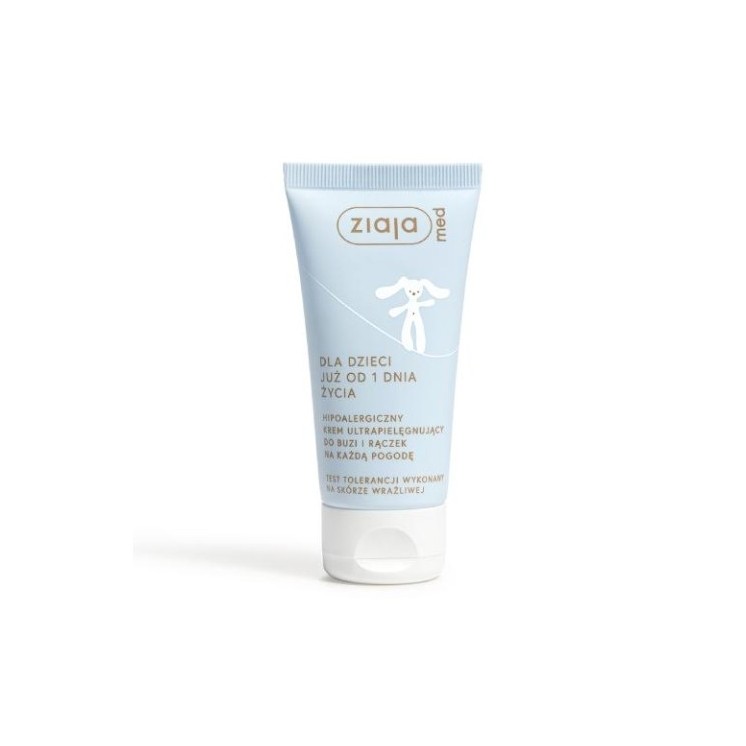 Ziaja Med Kids Crème Ultra-Nourrissante Visage et Mains 50 ml