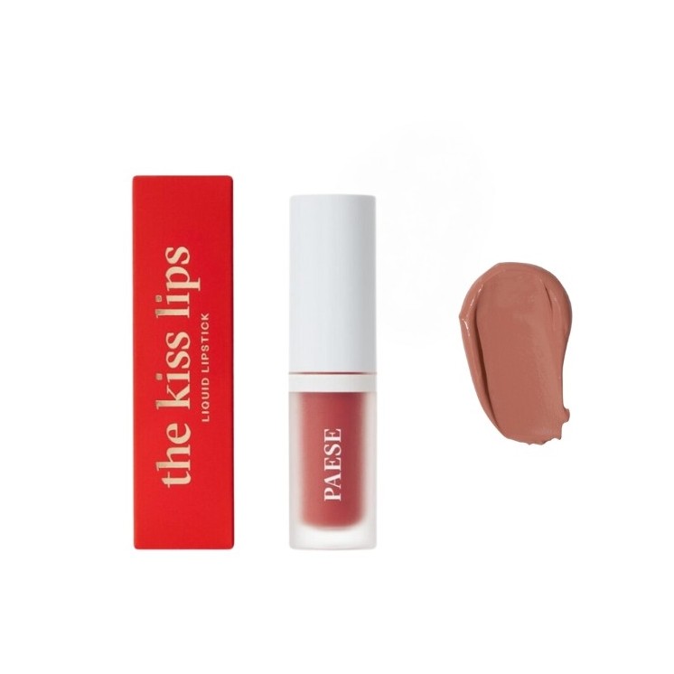 Paese The Kiss Lips Matte Creamy Liquid Lipstick 01 Nude Beige 3.4 ml