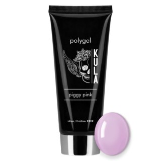 PolyGel акрил гель нарощування Kula Nails Hema/di- Hema free Piggy Pink 50 мл