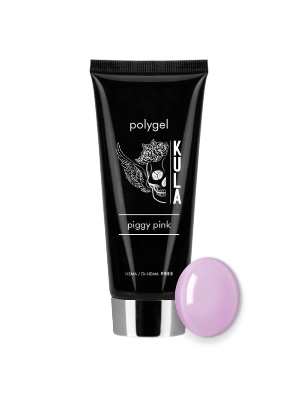 PolyGel акрил гель нарощування Kula Nails Hema/di- Hema free Piggy Pink 50 мл