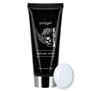 PolyGel Acrylgel Aufbau Kula Nails Hema/di- Hema free Delicate White 50 ml