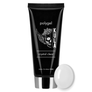 Акриловий гель нарощування PolyGel Kula Nails Hema/di- Hema free Crystal Clear 50 мл