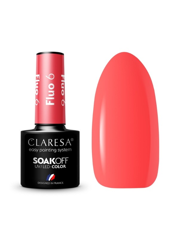 Claresa Fluo Hybrid Nagellack /6/ 5 g