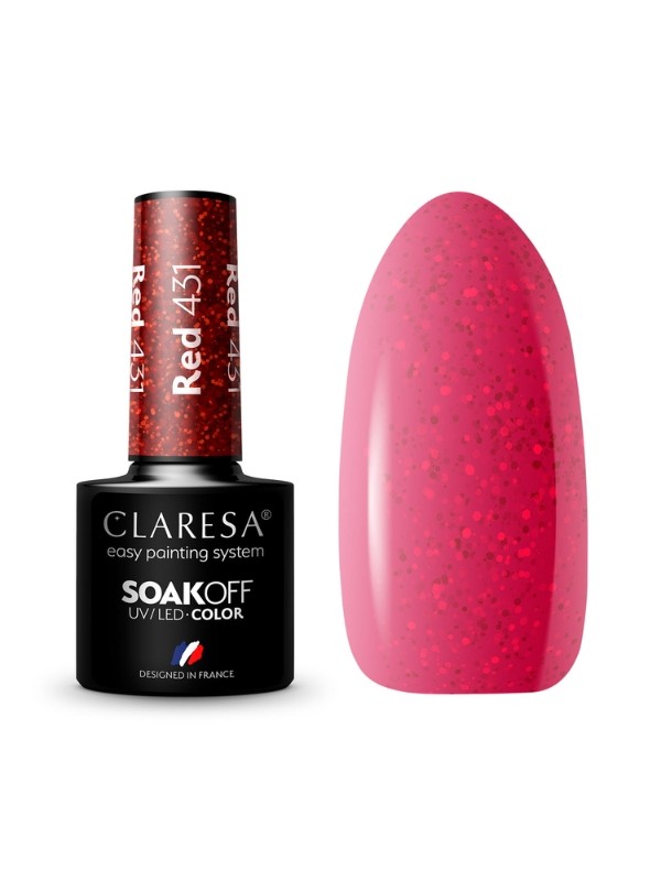 Claresa Red Hybride nagellak /431/ 5 g