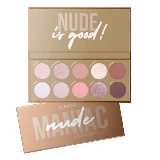 Claresa Nude Maniac Lidschatten-Palette 12 g