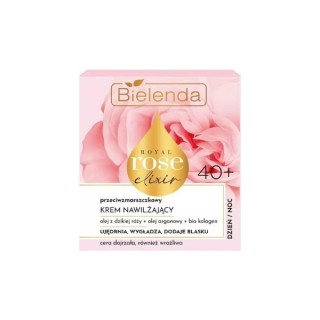 Bielenda Royal Rose Elixir Przeciwzmarszczkowy Krem do twarzy nawilżający do cery wrażliwej 40+ 50 ml