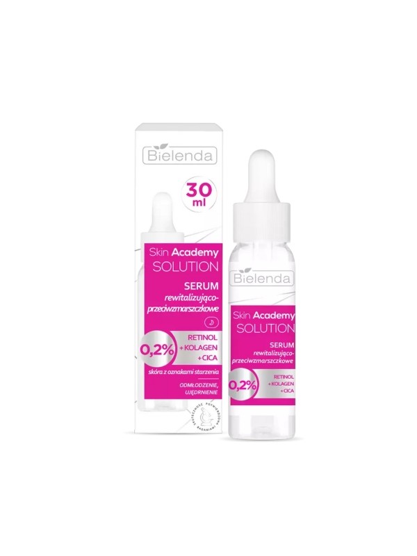 Bielenda Skin Academy Solutions Revitaliserend en anti-rimpel Serum Retinol + Collageen 30 ml