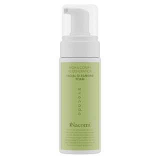 Nacomi Rich&Comfy Regeneration reinigend gezichtsreinigingsschuim Avocado 150 ml