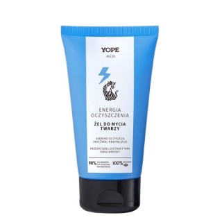 YOPE Men Wood Gezichtswasgel voor mannen Reinigingsenergie 150 ml