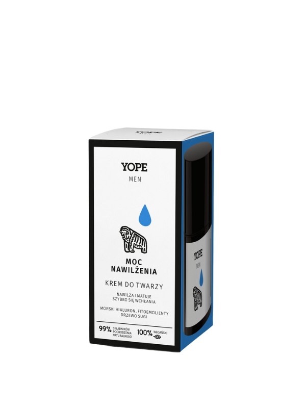 YOPE Men Wood Gezichtscrème voor mannen Hydraterende kracht 50 ml