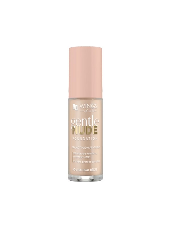 AA Wings of Color Gentle Nude Foundation Abdeckendes Foundation- serum 404 Natural Beige 30 ml