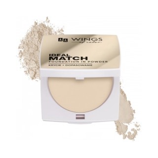 AA Wings of Color Ideal Match Foundation In Powder Multifunctional powder foundation Light 5 g