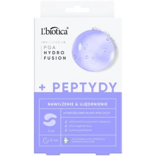 L'biotica PGA Hydro Fusion Hydrogel ooglapjes met peptiden 2 stuks