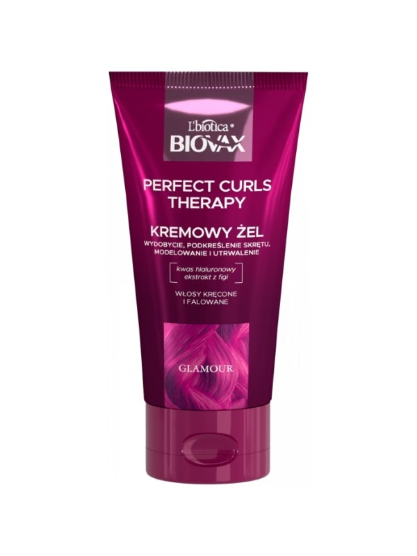 BIOVAX Glamour Perfect Curls Therapy vochtinbrengende gel voor het stylen van golven en krullen 150 ml