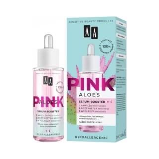 AA Aloes Pink Serum-booster do twarzy z kwasem hialuronowym 30 ml