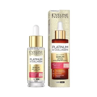 Eveline Platinum&Collagen aktywne Serum do twarzy Lifting Wolumetryczny 30 ml