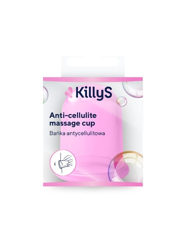 KillyS anti-cellulitis lichaamsmassagebeker, 1 stuk