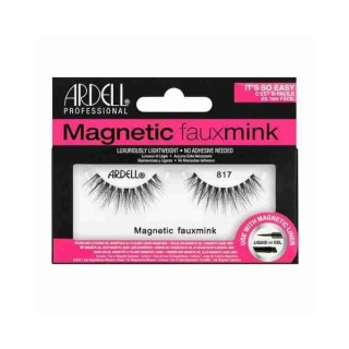 Ardell Magnetic Faux Mink Eyelashes on a strip /817/ Black 1 pair